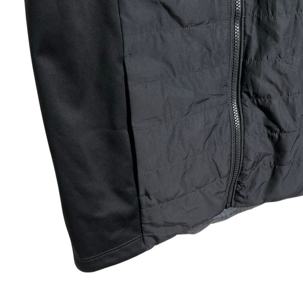 Port Authority NWOT Amity Hall NYC Full Zip Mock Neck Puffer Vest Black Small - Picture 5 of 9